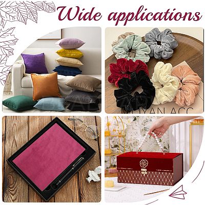 2M Velvet Book Covers DIY-WH0491-88A-03-1