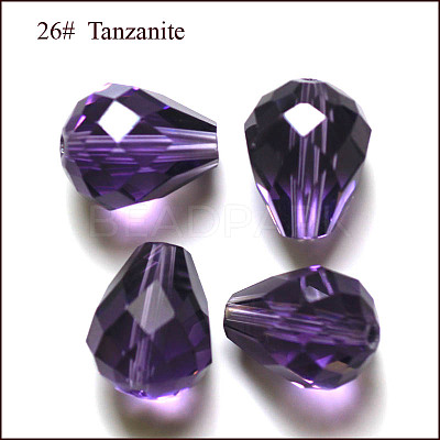 Imitation Austrian Crystal Beads SWAR-F062-10x8mm-26-1