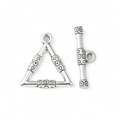 Tibetan Style Toggle Clasps X-TIBE-EA9149Y-LF-1