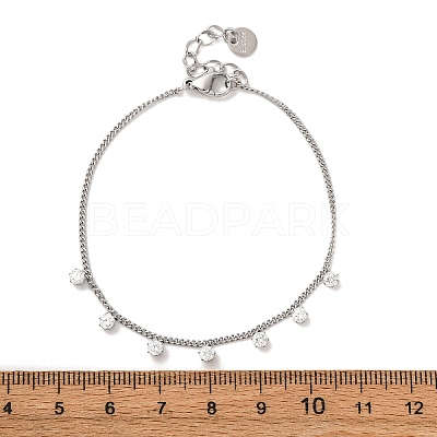 304 Stainless Steel Charm Bracelets LS-BJEW-A047-02P-1
