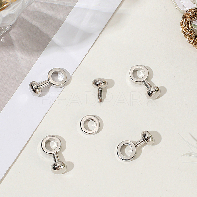 5Pcs Brass Zipper Insert Buckles FIND-SP0004-11P-1