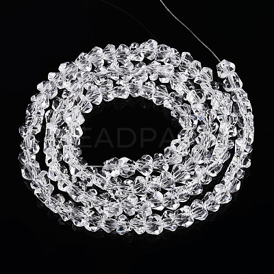 Transparent Glass Beads Strands GLAA-N018-4mm-09-1
