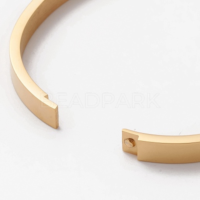 304 Stainless Steel Bangles STAS-I169-03A-G-1