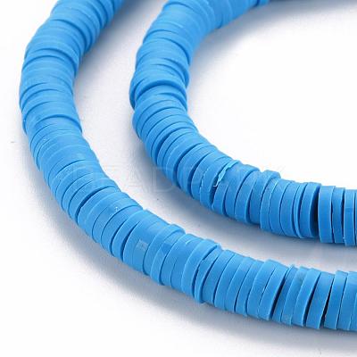 Handmade Polymer Clay Bead Strands CLAY-T002-6mm-30-1