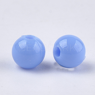Opaque Plastic Beads KY-T005-6mm-623-1