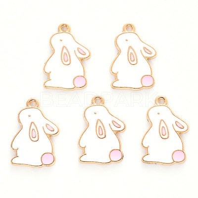 Alloy Enamel Pendants ENAM-R059-12-RS-1