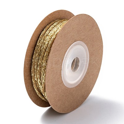 Polyester Christmas Glitter Twisted Cord Rope NWIR-P020-A05-1
