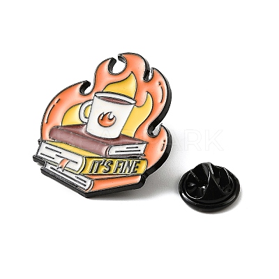 Fine Thmem Enamel Pin JEWB-K018-30C-EB-1