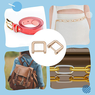 8Pcs Zinc Alloy Bag Suspension Clasps FIND-NB0006-45-1