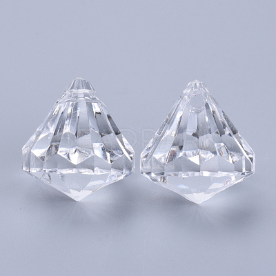 Transparent Acrylic Pendants TACR-Q260-I-V01-1
