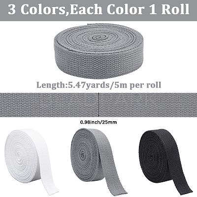 15M 3 Colors Polycotton Ribbons OCOR-CY0002-67-1