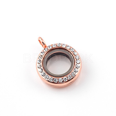 Alloy Glass Crystal Rhinestone Pendants PALLOY-TAC0017-01D-1