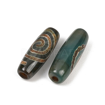Tibetan Style dZi Beads TDZI-E004-49-1