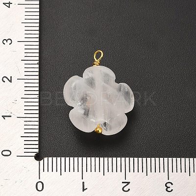 Natural Quartz Crystal Pendants G-C290-02A-1