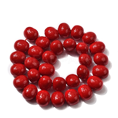 Shell Pearl Beads Strands BSHE-F013-01G-1