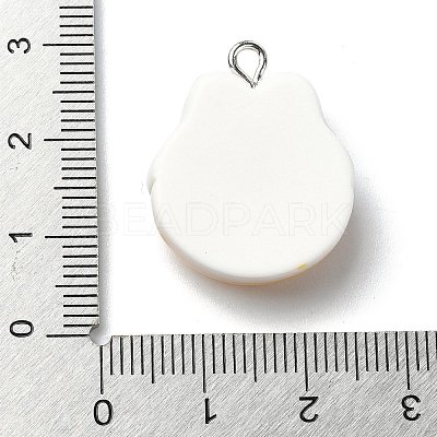 Resin Pendants RESI-I058-04B-1