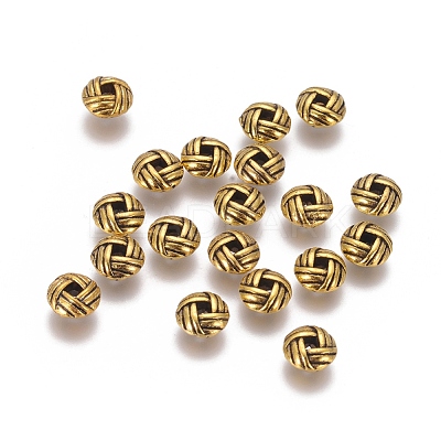 Zinc Alloy Spacer Beads PALLOY-ZN25847-AG-FF-1