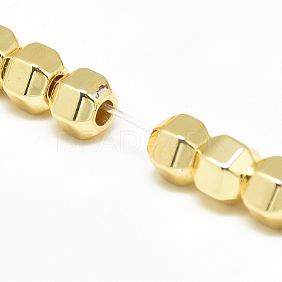 Electroplate Non-magnetic Synthetic Hematite Beads Strands G-Q465-34G-1
