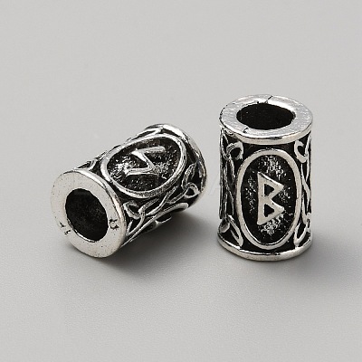 24Pcs 24 Style Tibetan Style Alloy Dreadlocks Braiding Beads OHAR-TAC0001-18-1