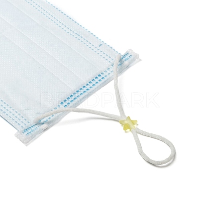 Star PVC Plastic Cord Lock for Mouth Cover LS-KY-D013-02D-1