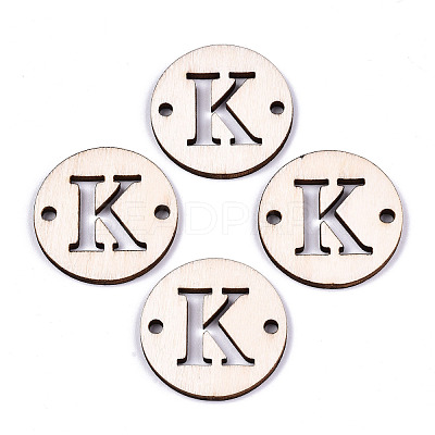 Unfinished Natural Poplar Wood Links Connectors WOOD-S045-140B-01K-1