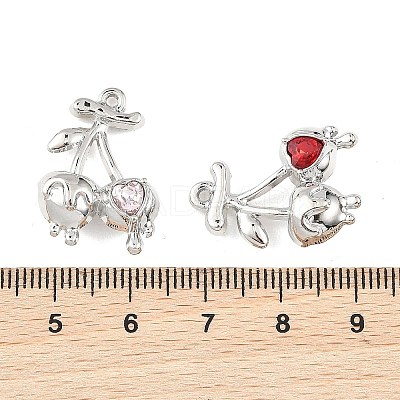 Alloy Rhinestone Pendants ALRI-L052-04P-1