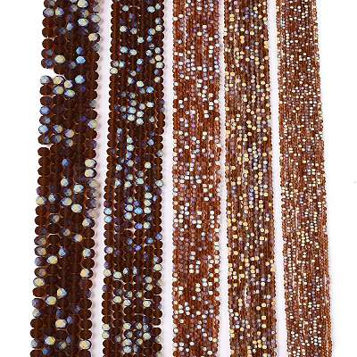 Transparent Glass Beads Strands LS-EGLA-A044-T3mm-MB02-1