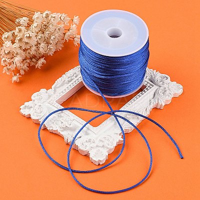 30M Nylon Satin Rattail Cords NWIR-YW0001-04-16-1