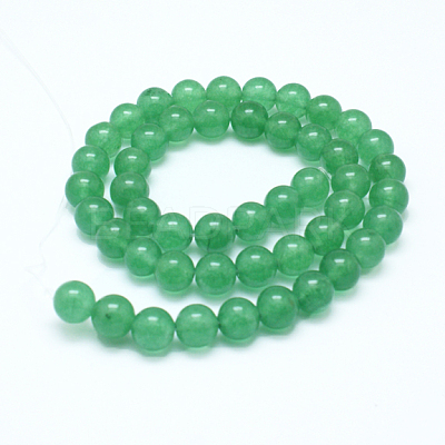 Natural Malaysia Jade Bead Strands G-F342-04-6mm-1