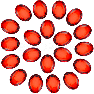Acrylic Rhinestone Cabochons DIY-GF0009-15-1