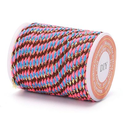 4-Ply Polycotton Cord with Metallic Thread X1-OCOR-Z003-D31-1