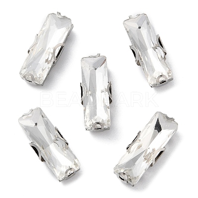 Rectangle Sew on Rhinestone RGLA-L028-01C-01-1