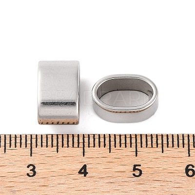 Non-Tarnish 304 Stainless Steel Slide Charms STAS-S133-01P-01-1