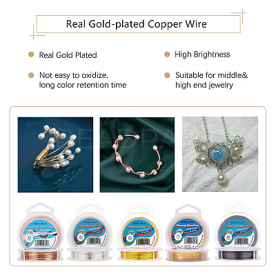 Round Brass Wire for Jewelry Making CWIR-BC0006-09-0.3mm-1