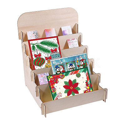 5-Tier Wood Display Risers ODIS-WH0038-242-1