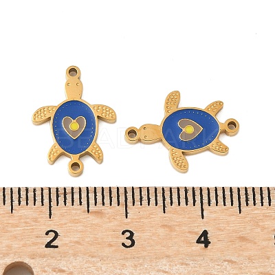 304 Stainless Steel Enamel Connector Charms STAS-Z139-02G-1