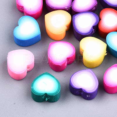 Handmade Polymer Clay Beads CLAY-T016-67-1