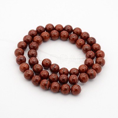 Natural Gemstone Round Bead Strands G-J302-08-12mm-1
