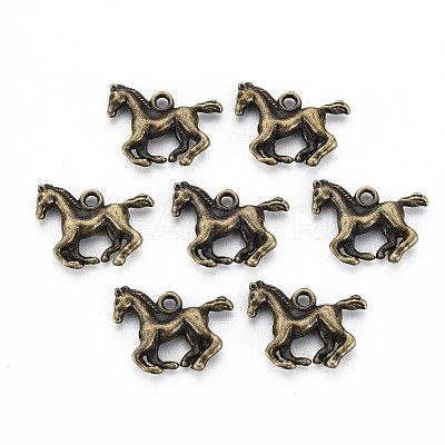 Tibetan Style Alloy Pendants TIBEP-T002-07AB-NR-1