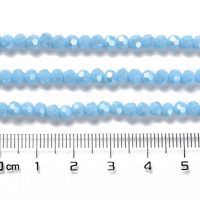 Electroplate Opaque Glass Beads Strands LS-EGLA-A035-P4mm-A08-1