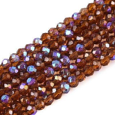 Electroplate Glass Beads Strands EGLA-A044-T2mm-L02-1