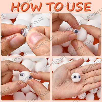 150Pcs Polyester Pom Pom Ball DIY-SC0031-33F-1