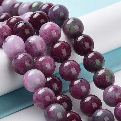 Dyed Natural Malaysia Jade Beads Strands LS-G-G021-01C-08-1