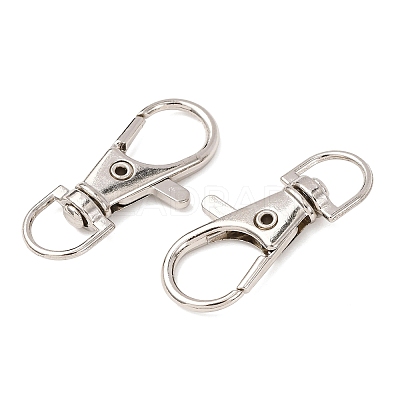 Alloy Swivel Lobster Claw Clasps E168-1