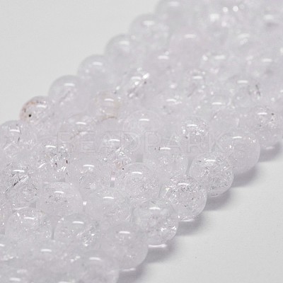 Natural Crackle Quartz Beads Strands G-D840-01-4MM-1