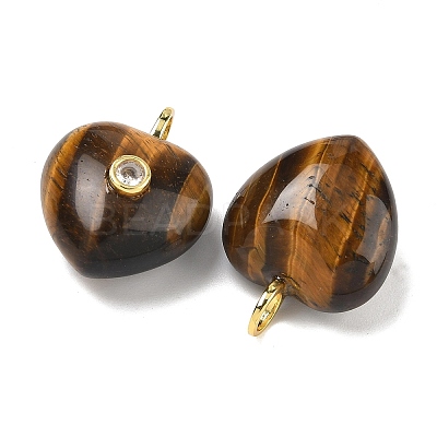 Natural Tiger Eye Pendants G-B180-03G-11-1