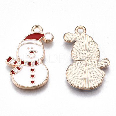 Alloy Enamel Pendants ENAM-Q442-041-RS-1