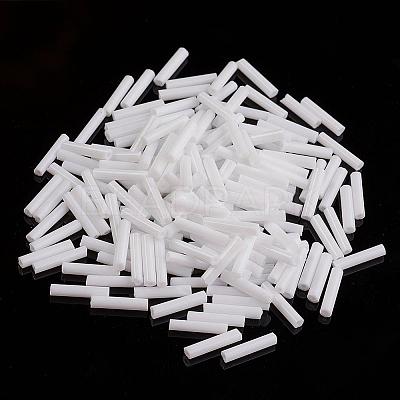 Glass Bugle Beads SEED-E001-12mm-41#-1