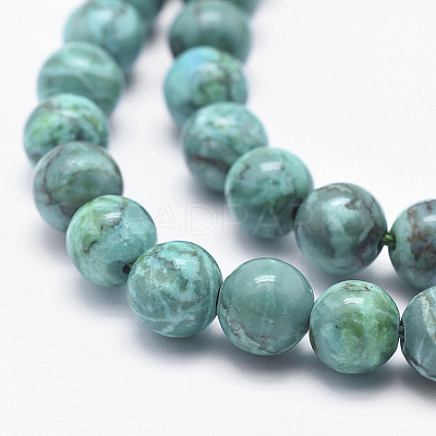 Natural Marble Beads Strands X-G-K211-6mm-A-1