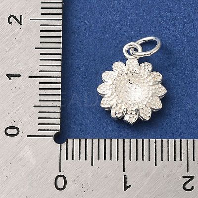 925 Sterling Silver Sunflower Charms STER-K180-03S-1